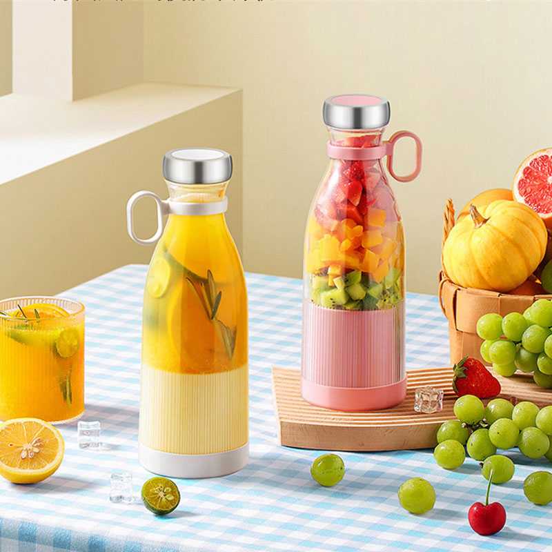 Portable and Electric Blender Bottle Juicer for Shakes  Mini Juicer Bottle for Traveling