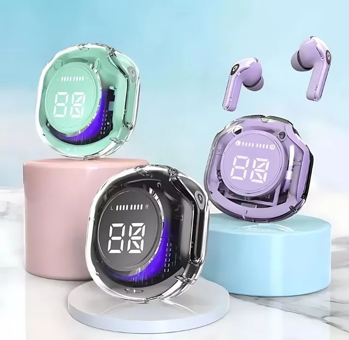 Air 39 Earbuds wireless Transparent  Bluetooth Gaming EARBUDS LED Display